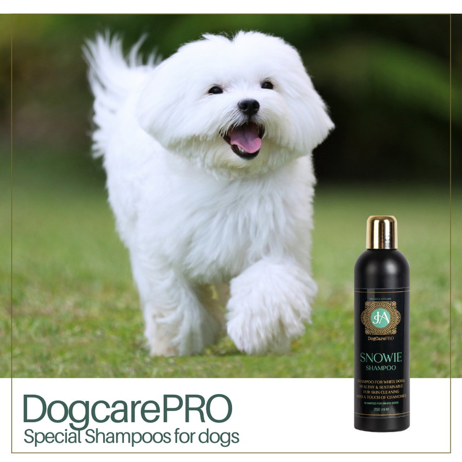 SNOWIE premium shampoo for white dogs