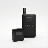 Black HorsewhispererPRO wireless transmitter and receiver on a white background