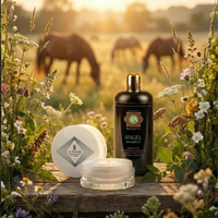HorsecarePRO angel shampoo for horses combined with LeManoir beauty products