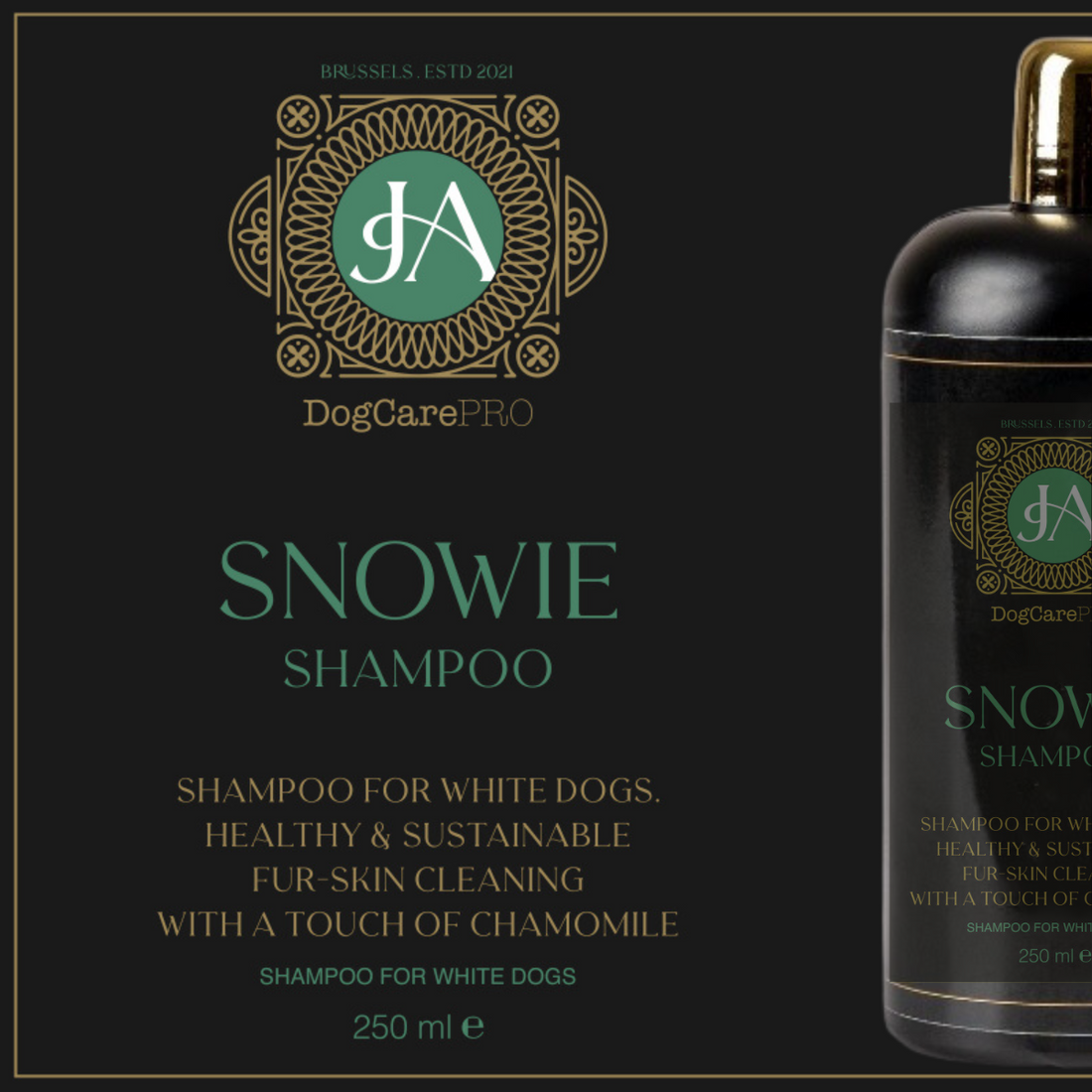 SNOWIE premium shampoo for white dogs